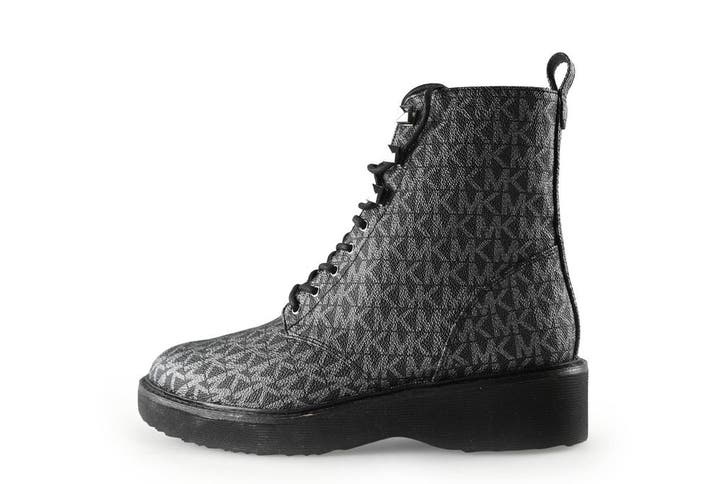 Michael Kors Veterboots in maat 38 Zwart, Kleding | Dames, Schoenen, Zwart, Zo goed als nieuw, Overige typen, Verzenden