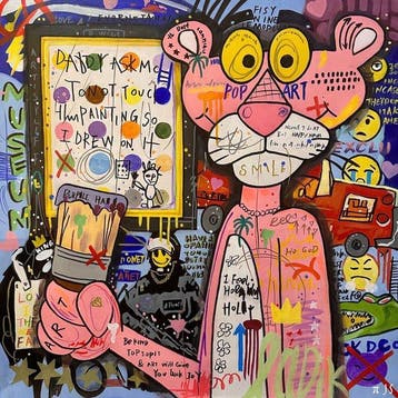 JS - Street Art Painter-Toile-No RP