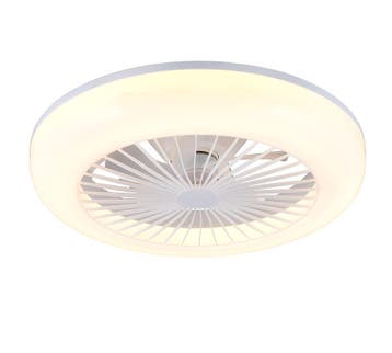 Trio MORA VENTILATOR plafondlamp | LED | wit | Ø 45 cm | IP2, Verzenden, Nieuw
