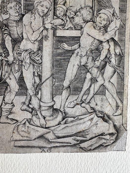 Albrecht Glockendon (1432-1474), after - La fustigazione di, Antiquités & Art, Antiquités | Autres Antiquités
