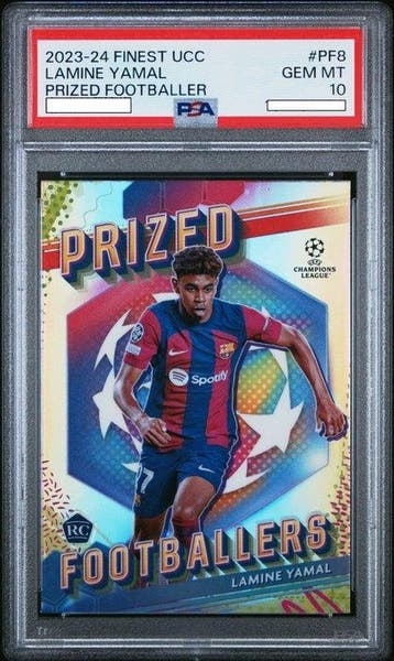 2023-24 Topps Finest UCC - Prized Footballer - Lamine yamal, Nieuw