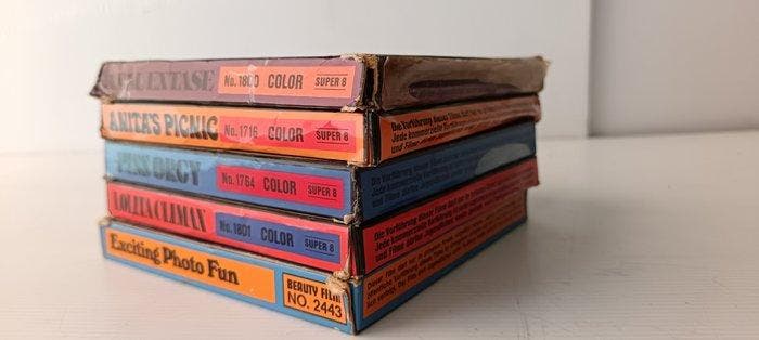 (5) Masterfilm production, Beauty film production super 8, Verzamelen, Foto-apparatuur en Filmapparatuur