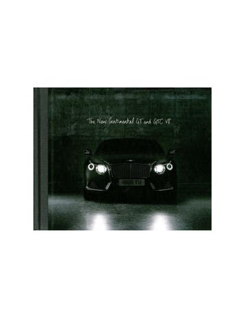 2012 BENTLEY CONTINENTAL GT & GTC V8 HARDCOVER BROCHURE FR.., Ophalen of Verzenden, Nieuw