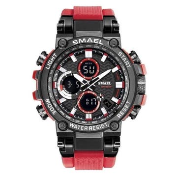Militair Sport Horloge met Digitale Wijzerplaten voor Heren, Verzenden, Nieuw, SMAEL