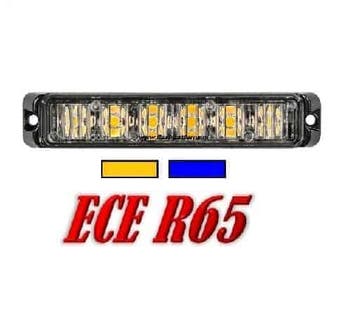 T6 Pro LED Flitser ECER65 ECER10 12/24V - Led Kleur Blauw of, Ophalen of Verzenden