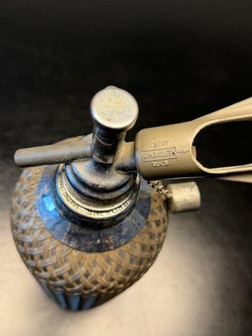 Very rare Sparklets London Sodasifon 1930 - Soda Bottle -, Antiek en Kunst