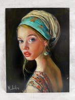 Salvatore Rodriquez (1957) - Sguardo Ammaliante - Da Vermeer