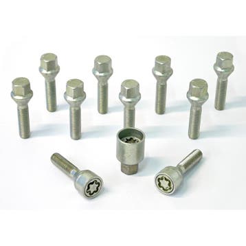 H&R Wielboutenset konisch M12x1.50 - Lengte 50mm - 10 stuks, Verzenden