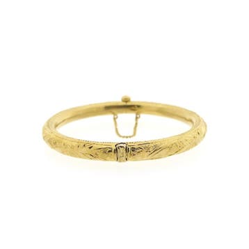 22 Karaat Surinaamse gouden slavenarmband; maat S/M, Ophalen of Verzenden, Gebruikt, Goud, Goud