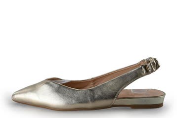 Manfield Slingbacks in maat 42 Goud, Verzenden
