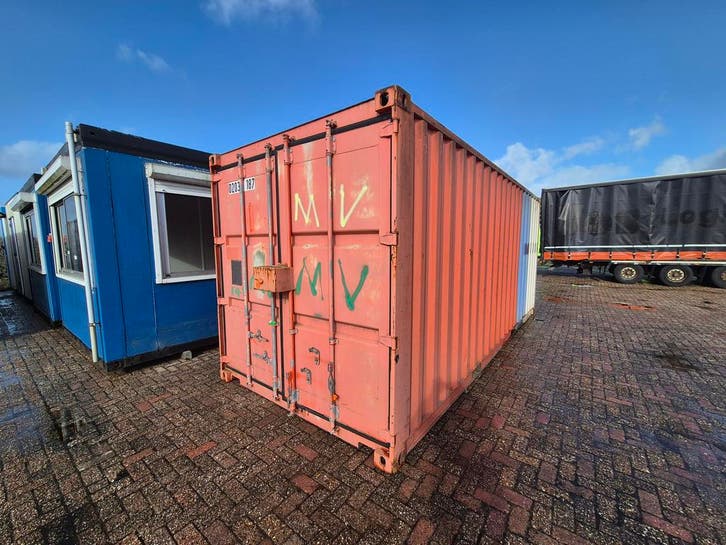 container opslag 20ft. HS-1600, Articles professionnels, Machines & Construction | Abris de chantier & Conteneurs, Enlèvement ou Envoi