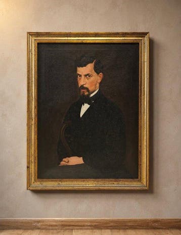 Italiaanse school (XIX) - Ritratto di Gentiluomo