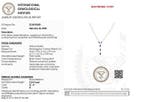 Halsketting - 14 karaat Geel goud - 5.26ct. tw. Tanzaniet -, Nieuw