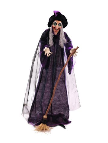 EUROPALMS Halloween Heks Licht Geluid Beweging, Kinderen en Baby's, Nieuw