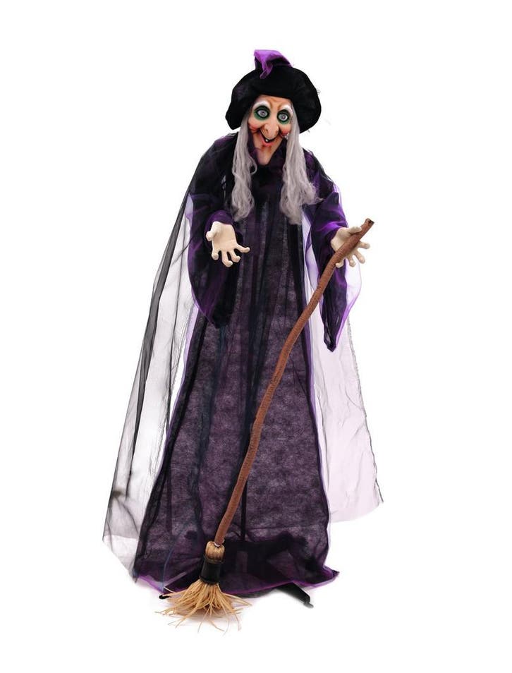 EUROPALMS Halloween Heks Licht Geluid Beweging, Kinderen en Baby's, Speelgoed | Poppen
