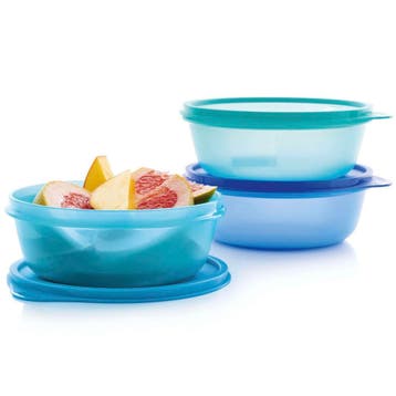 Tupperware 3 Ruimtekommen 600 ml, Verzenden, Nieuw