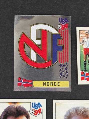 1994 Panini USA 94 World Cup, Norway: complete team #340/358, Nieuw