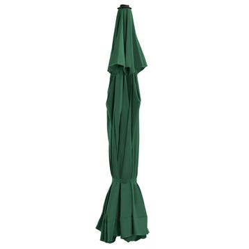 vidaXL Vervangingsdoek voor parasol 515 cm groen, Tuin en Terras, Verzenden, Nieuw