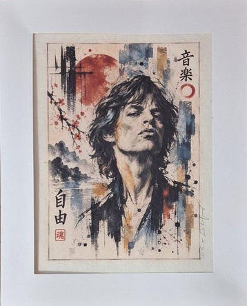 Emma Wildfang - Mick Jagger - Series -Anime Ukiyo – Legends