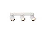 Veiling - 4x GU10 Opbouwspot Armatuur triple cilinder zand w, Nieuw
