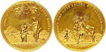 Duitsland. Goldmedaille zu 4 Dukaten o.J. (18. Jhdt.)