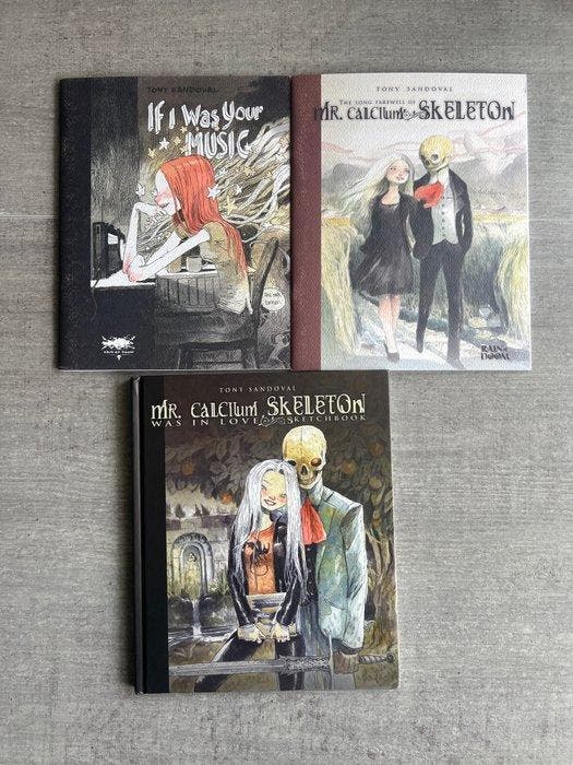 Tony Sandoval - 3x B + 3x dedicaces - English & French, Livres, BD