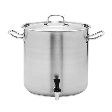 Kookpan | RVS | 24L | Div. Warmtebronnen | Incl. Deksel |, Verzenden