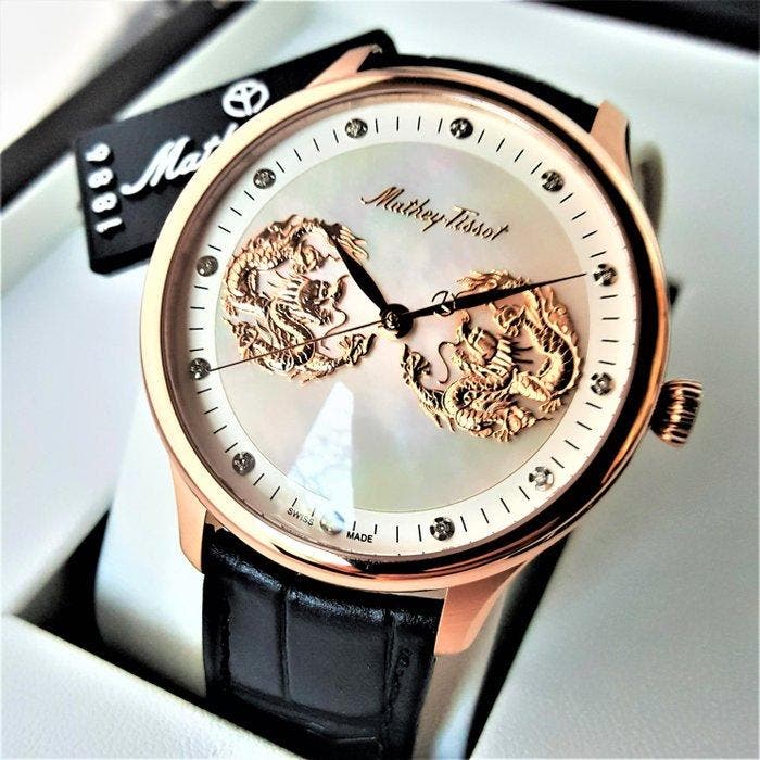 Mathey-Tissot - DRAGONS - 12 Diamonds - Swiss Automatic -, Bijoux, Sacs & Beauté, Montres | Hommes