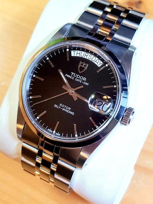 Tudor - Prince Date+Day - Zonder minimumprijs - Heren -, Bijoux, Sacs & Beauté, Montres | Anciennes | Antiquités