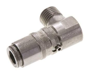 Coupleur de moule DN 6 en acier inoxydable Filetage mâle, Bricolage & Construction, Verzenden