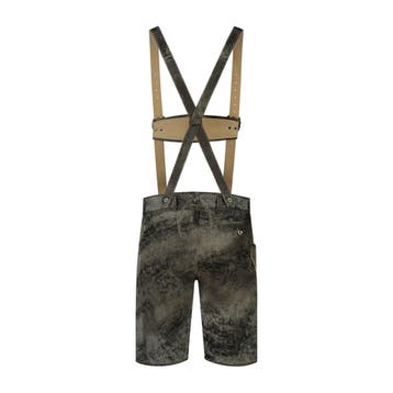 Lederhose kurz, grey vintage, H-Träger, Verzenden, Nieuw
