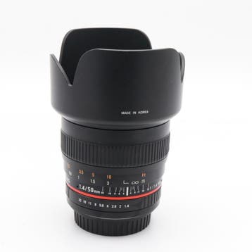 Samyang 50mm F/1.4 AS UMC Canon | Occasion, Ophalen of Verzenden