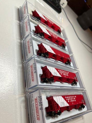 Atlas N - Ensemble de wagons de marchandises pour trains