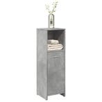 vidaXL Badkamerkast 30x30x95 cm spaanplaat betongrijs, Huis en Inrichting, Badkamer | Badkamermeubels, Verzenden, Nieuw