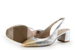 Josh V Slingbacks in maat 37 Zilver, Overige kleuren, Verzenden, Zo goed als nieuw, Josh V