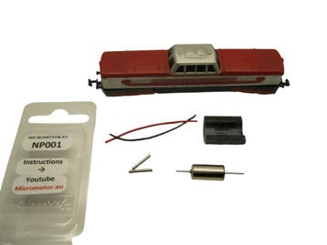 micromotor NP001 motor ombouwset voor Piko 5/4106 and other, Overige merken, Gelijkstroom, Verzenden, Overige typen