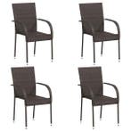 Tuinstoelen stapelbaar | Retour Deal 48% Korting!, Tuin en Terras, Verzenden, Nieuw, Rotan, Stapelbaar