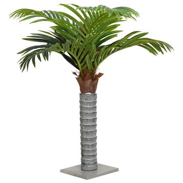vidaXL Kunstpalmboom 12 bladeren 150 cm groen, Huis en Inrichting, Verzenden, Nieuw