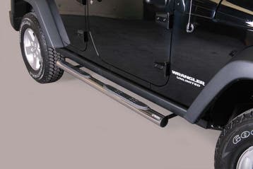 Side Bars | geschikt voor Jeep | Wrangler Unlimited 12- 4d s, Verzenden