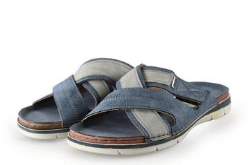 Inblu Slippers in maat 45 Blauw, Kleding | Heren, Slippers, Zo goed als nieuw, Inblu, Verzenden
