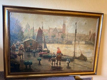 Oskar Koch (1886- 1914) - Kanalszene Amsterdam