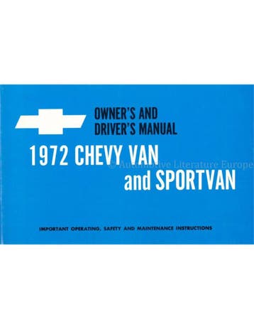 1972 CHEVROLET CHEVY VAN | SPORTSVAN CHEVROLET