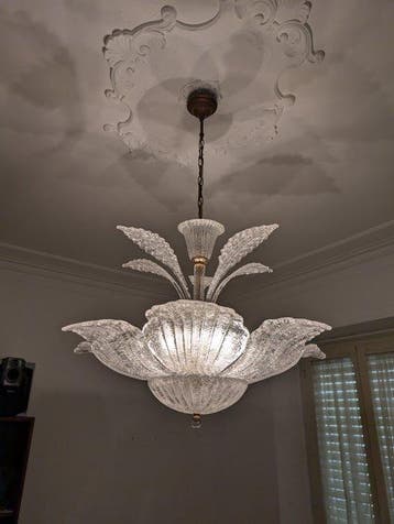 Murano - Lustre - Verre - Murano, Antiquités & Art