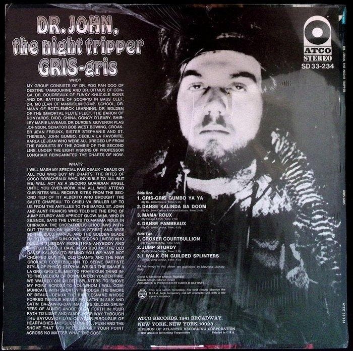 Dr. John, The Night Tripper - Gris-Gris (USA 1968 1st, CD & DVD, Vinyles Singles