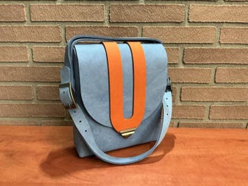 Gulf color schoudertas leer, Ophalen of Verzenden, Nieuw