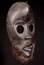 Tribaal masker - Dan Gunyege - 20 cm - Ivoorkust