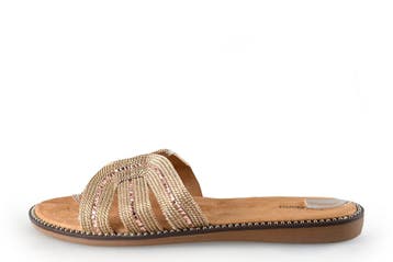 Graceland Slippers in maat 38 Beige, Slippers, Verzenden, Beige, Zo goed als nieuw