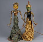 Wayang Golèk théâtre de marionnettes - Java Indonésie -, Antiquités & Art