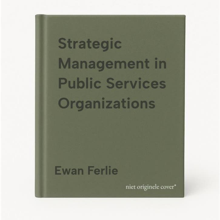Strategic Management in Public Services Organizations, Boeken, Taal | Engels, Zo goed als nieuw, Verzenden