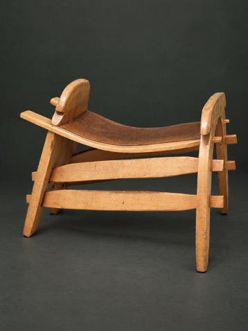 Chaise - Bois - Fauteuil pour enfant en forme de cheval, en